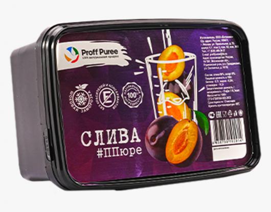 Пюре Proff Puree слива 1 кг замороженное