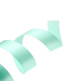 Лента атласная 2,5 см мятная, 23 м