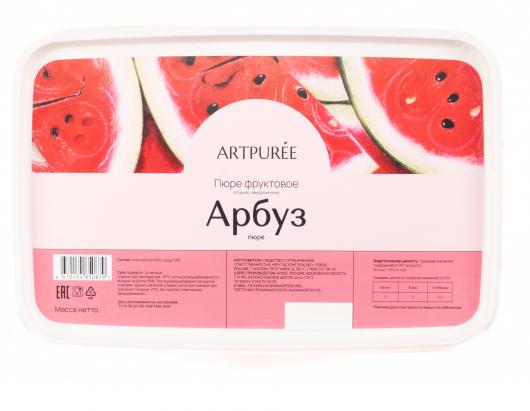 Пюре Artpuree арбуз 1 кг замороженное