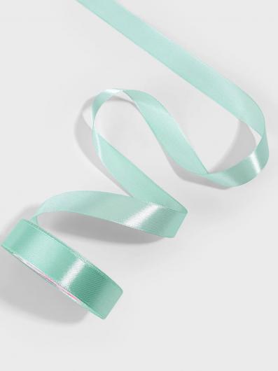 Лента атласная 2 см нежно-мятная 181