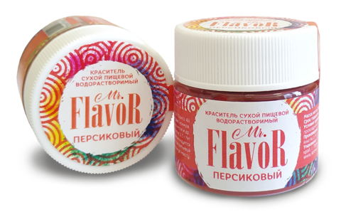 Краситель сухой водорастворимый персиковый Mr.Flavor 10 гр